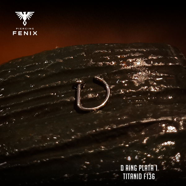 D Ring Plata - TITANIO F136