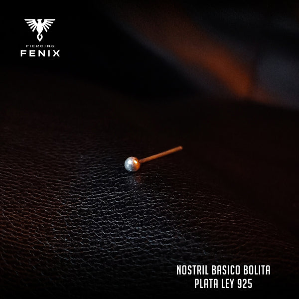 Nostril Basico Bolita - Plata Ley 925