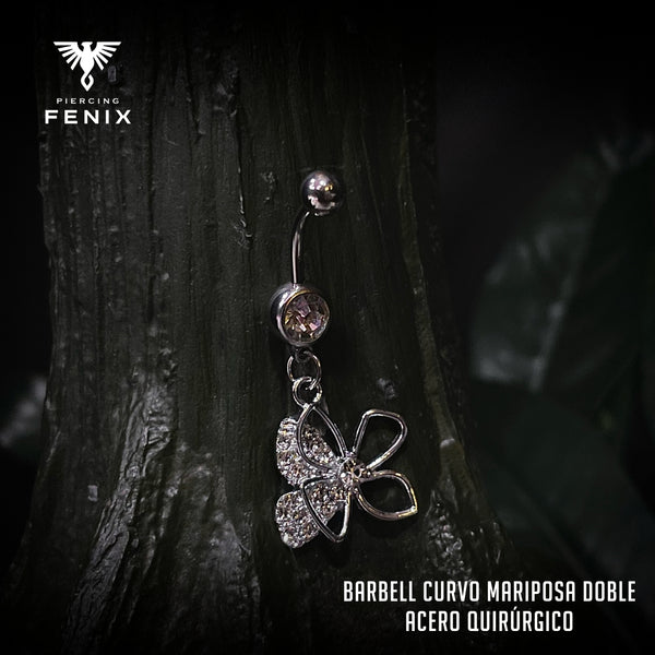 Barbell Curvo Mariposa Doble