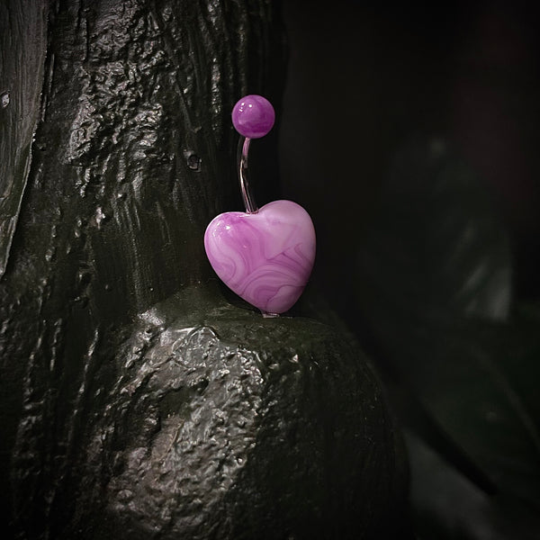 Corazon Ceramica Ombligo de Acero Quirúrgico