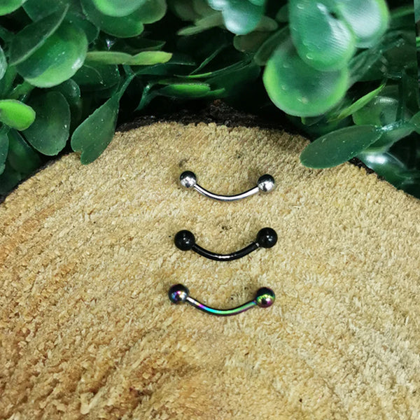 Piercing Banano 8 Mm de Acero Quirurgico