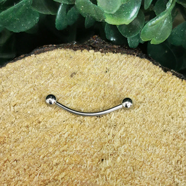 Piercing Banano 16 Mm de Acero Quirurgico